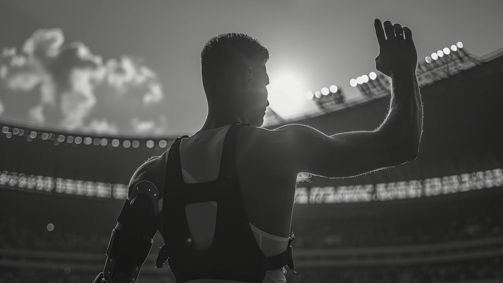 black-white-portrait-athlete-competing-paralympics-championship-games
